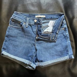 Levi’s Mid Length Denim Shorts